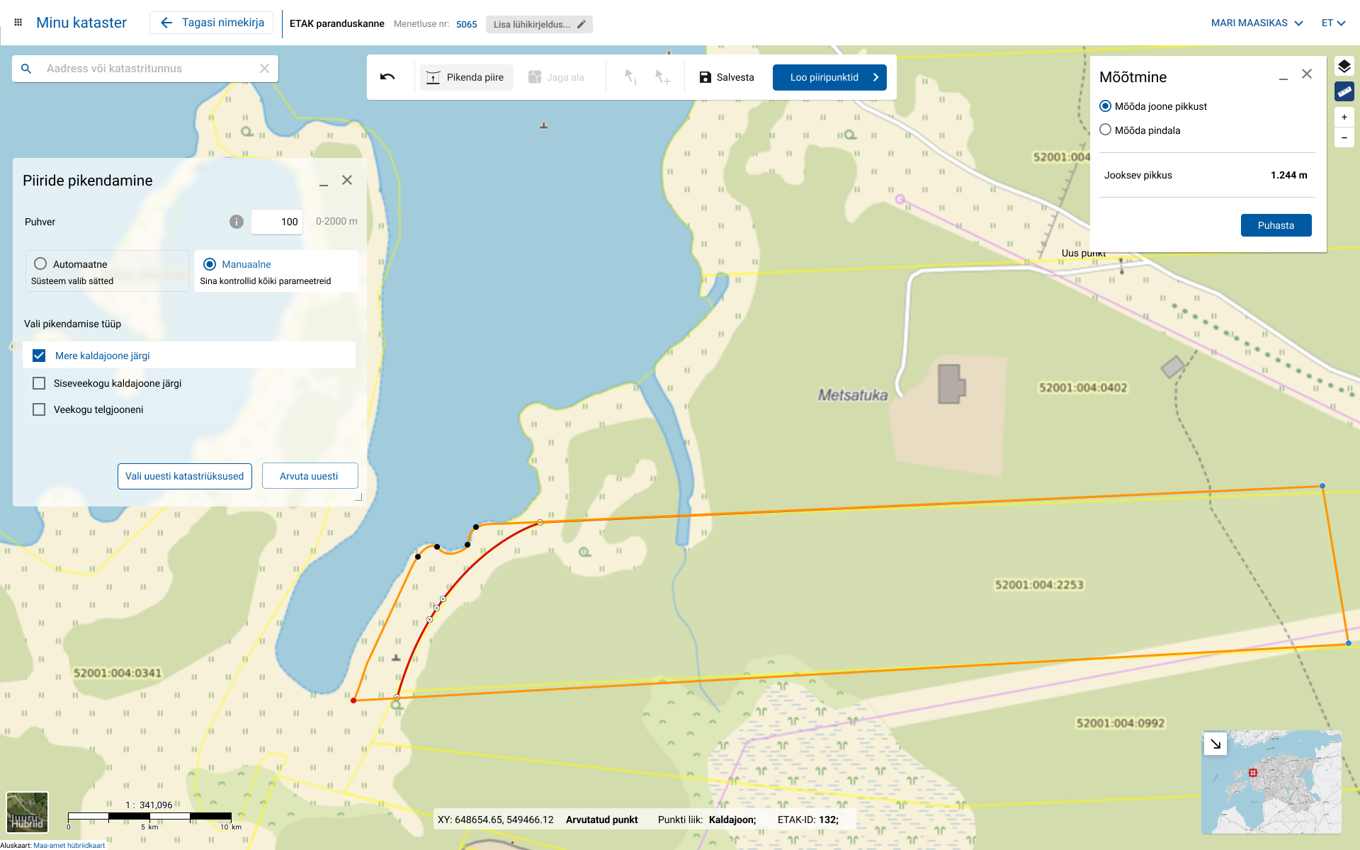 Cadastral Boundary Update Tool